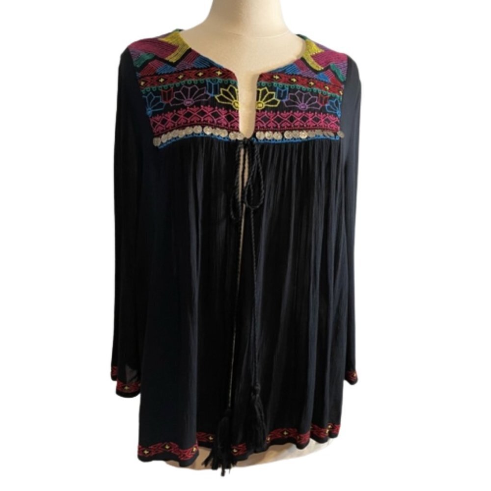 NWT Earthbound Embroidered Jacket Size XL